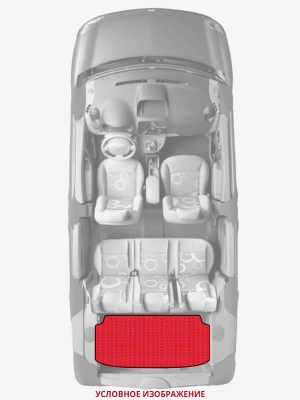 ЭВА коврики «Queen Lux» багажник для Audi S6 (C6)